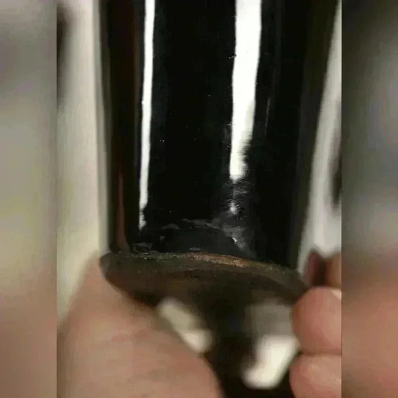 2010s DRIES VAN NOTEN Black Patent Woven Leather Platform Sandals 38EU 8US Italy - Picture 9 of 10